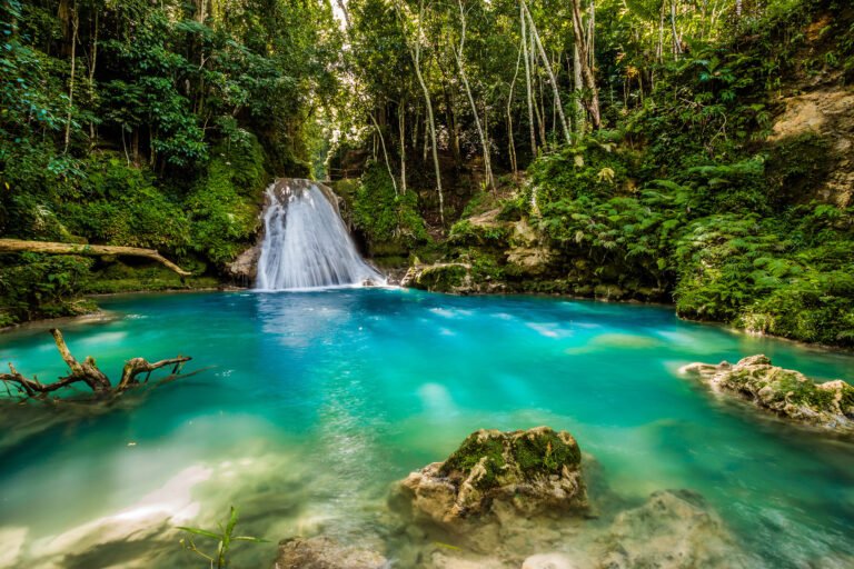 Blue Hole in Ocho Rios, Jamaica